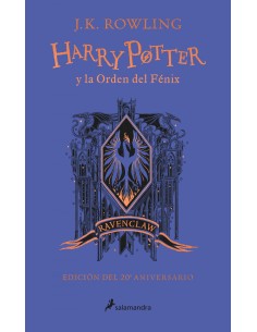 Harry Potter y la Orden del Fenix edicion Ravenclaw de 20º aniversario Harry Potter